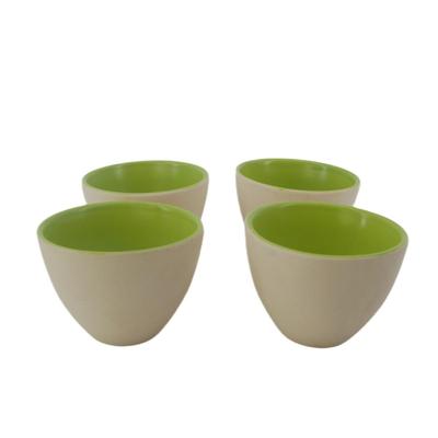 Lime Green Sapota China Tea Cups