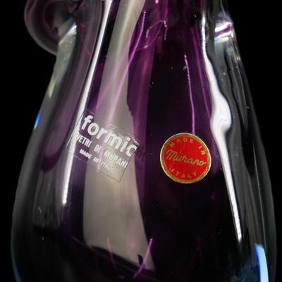 Purple Murano Glass Sculpture