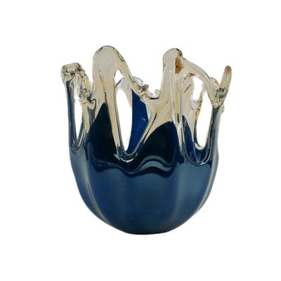 Handmade White Crystal Murano Italy Sculpture