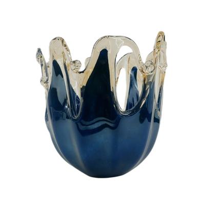 Handmade White Crystal Murano Italy Sculpture