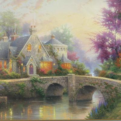 Thomas Kinkade Print w/ COA