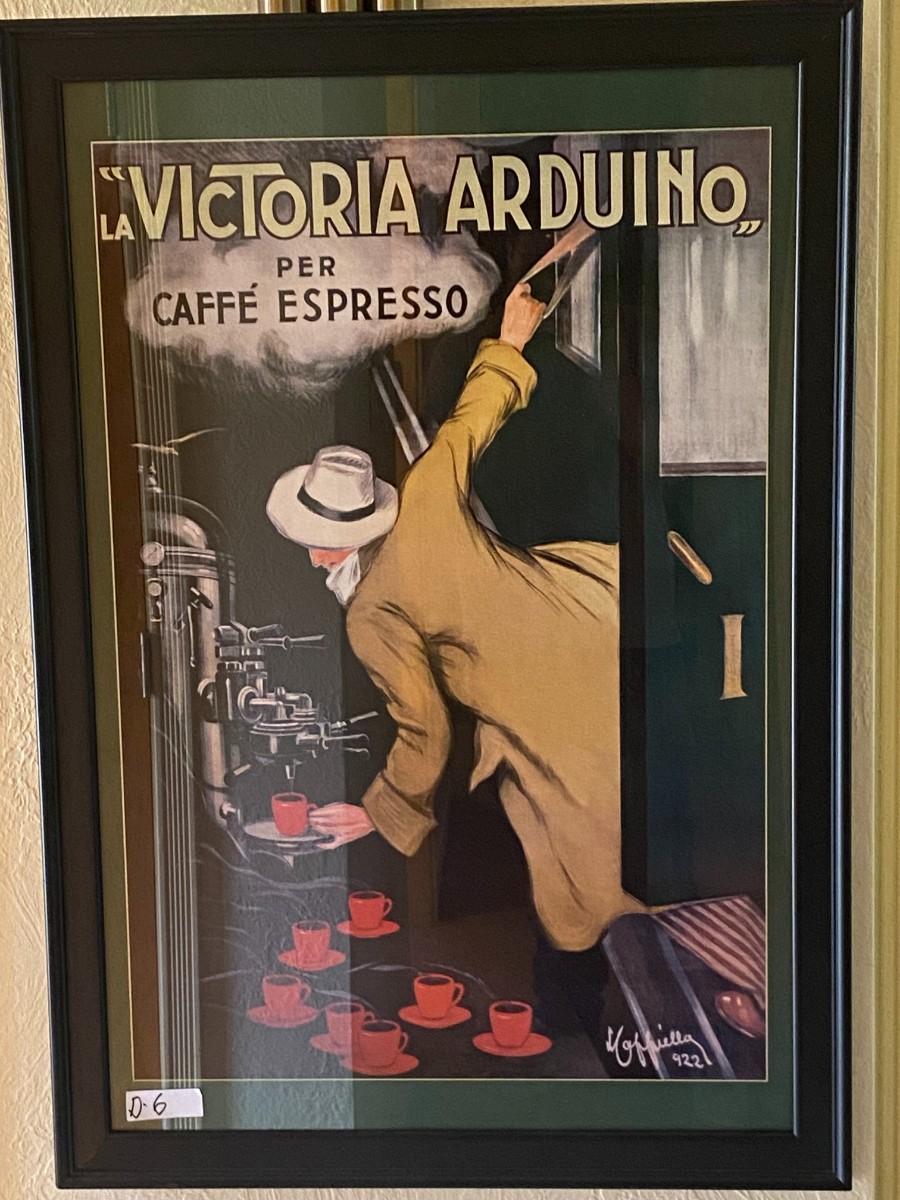 Victoria Arduino Framed Poster "Per Caffe Espresso"