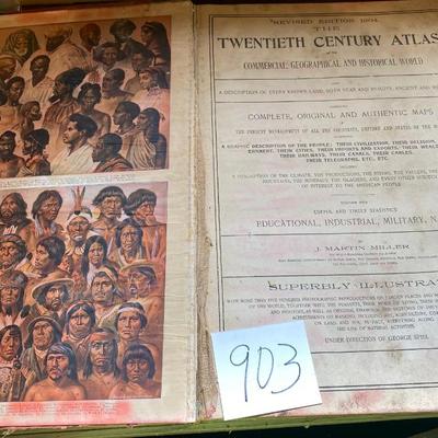 Vintage Geographical History 1903 Atlas