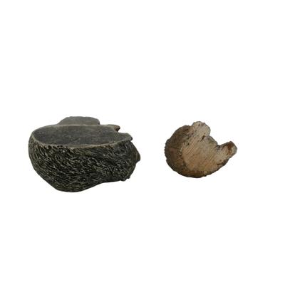 Two Hedgehog Figurines