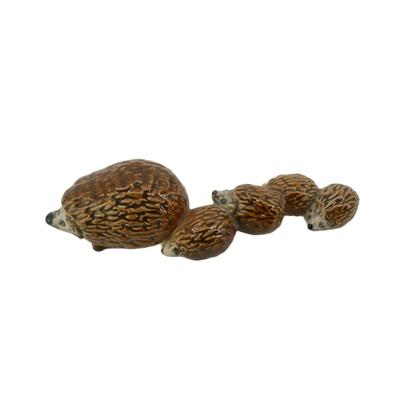 Vintage Goebel Germany Hedgehog Family Figurine