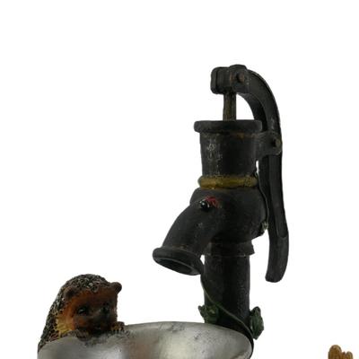 Large Water Spout and Hedgehog Figurine