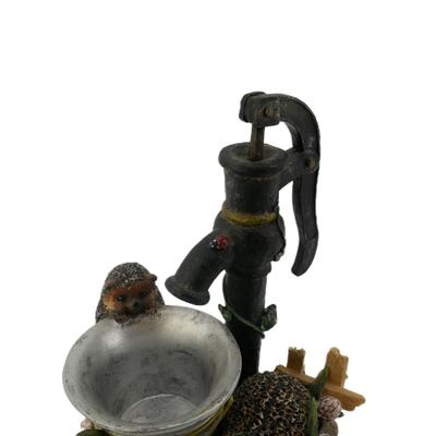Large Water Spout and Hedgehog Figurine
