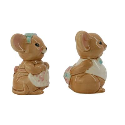 Vintage Ceramic Mice Shakers