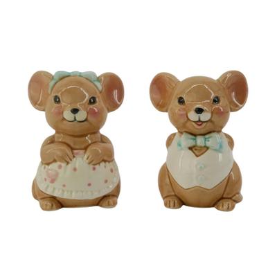 Vintage Ceramic Mice Shakers