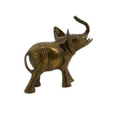 Vintage Brass Elephant Figurine