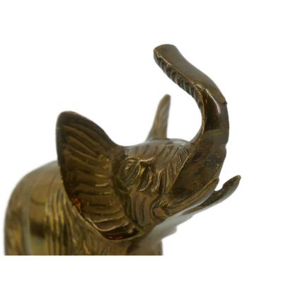 Vintage Brass Elephant Figurine