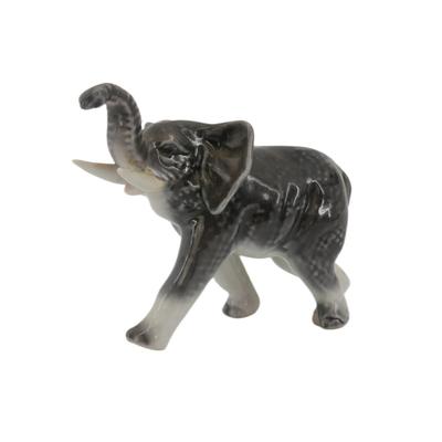Porecelain Elephant Figurine
