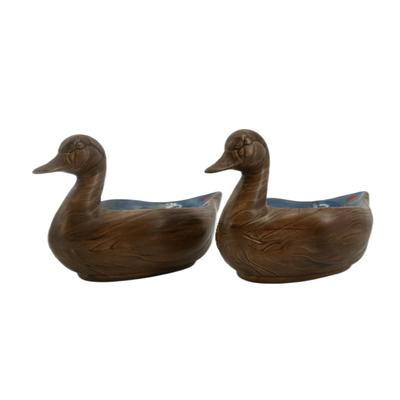 Vintage 70s Duck Trinket Dishes