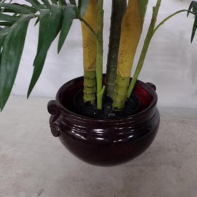 Artificial House Plant in Ceramic Pot