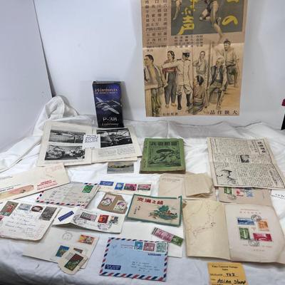 World War 2 Japanese Chinese collectibles unique ephemera