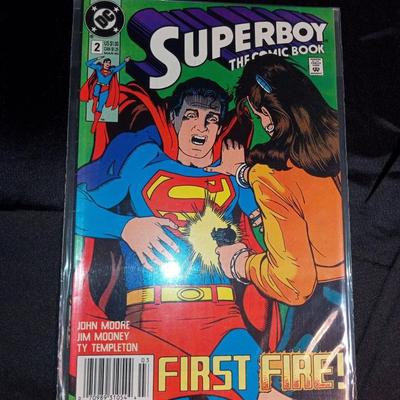 SUPERBOY THE COMIC BOOK 2ND ISSUE MAR 90