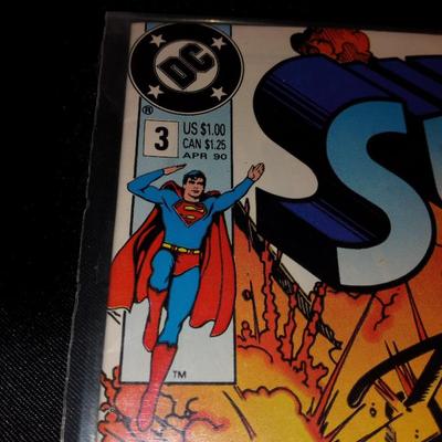 SUPERBOY THE COMIC BOOK 3RD ISSUE APR 90