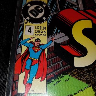SUPERBOY THE COMIC BOOK 4TH ISSUE MAY 90