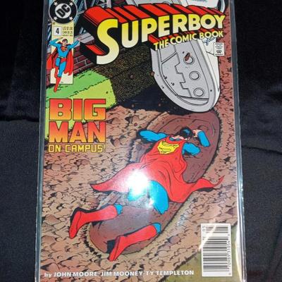 SUPERBOY THE COMIC BOOK 4TH ISSUE MAY 90
