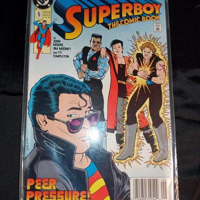 SUPERBOY THE COMIC BOOK 5TH ISSUE JUNE 90