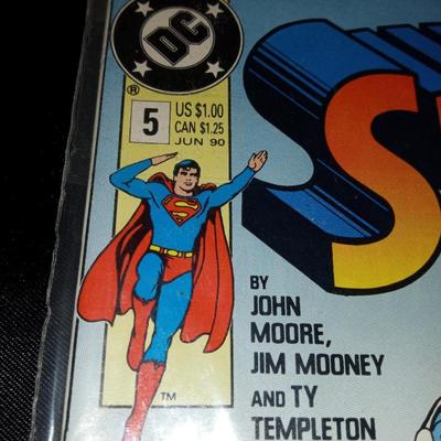 SUPERBOY THE COMIC BOOK 5TH ISSUE JUNE 90