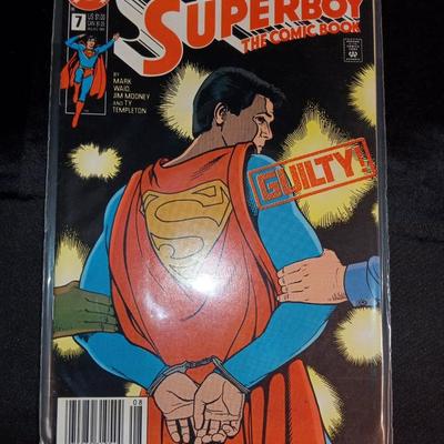 SUPERBOY THE COMIC BOOK 7TH ISSUE AUG 90