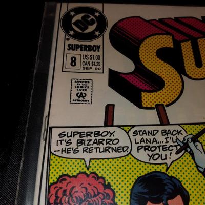 SUPERBOY THE COMIC BOOK 8TH ISSUE SEP 90