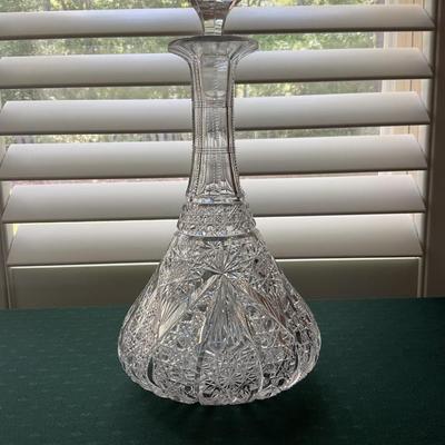 Brilliant Cut Glass Decanter