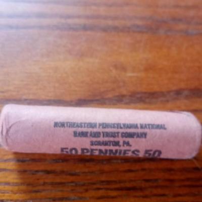 LOT 2   ROLL OF 1958 WHEAT PENNIES