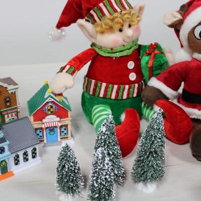 Collection Of Plush Toys & Christmas