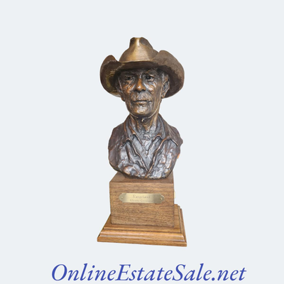 "Rangehand" Bronze by Glenna Goodache