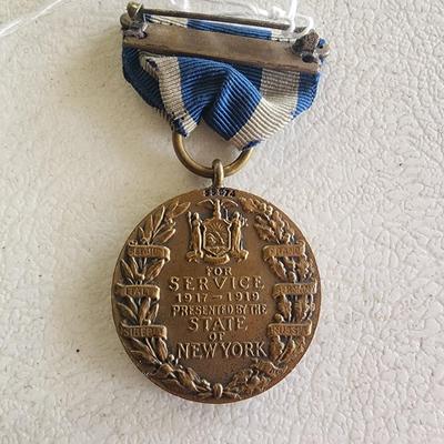 WWI New York Service Medal