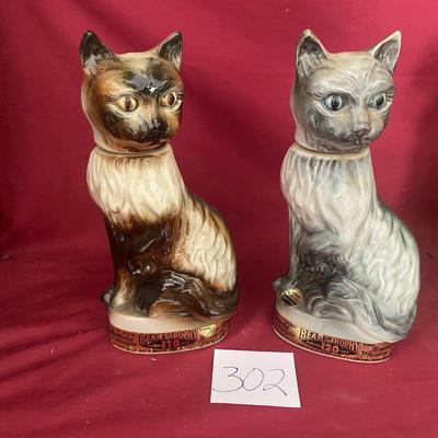 Vintage Beam Cat Decanters