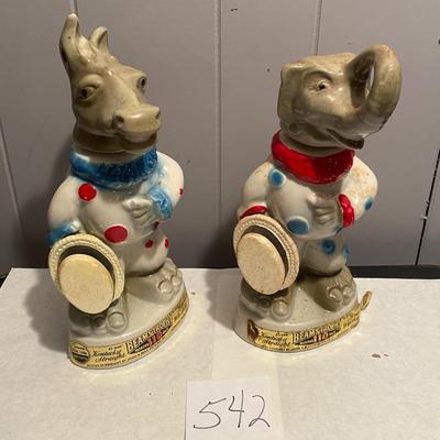 Vintage Political Decanters