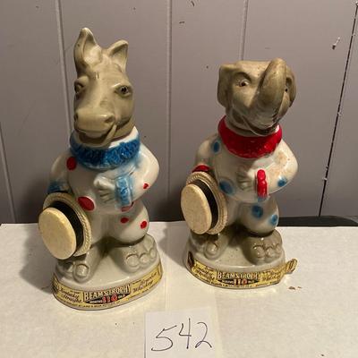 Vintage Political Decanters