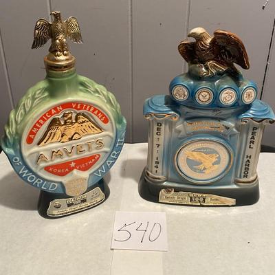 World War II & Pearl Harbor Decanters