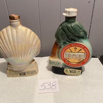 Vintage Florida & Golf Decanters