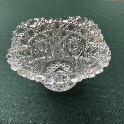 Brilliant Cut Glass Small Bowl