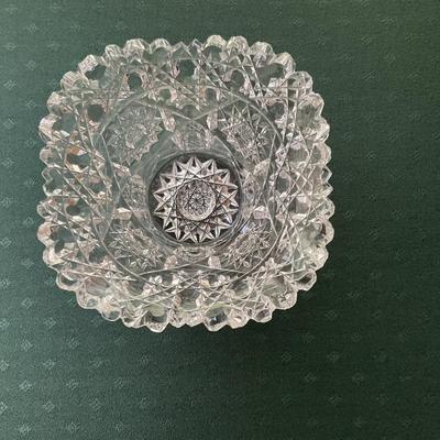 Brilliant Cut Glass Small Bowl