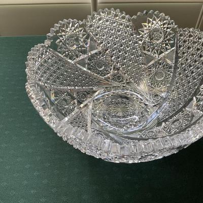 Beautiful Brilliant Cut Glass Bowl