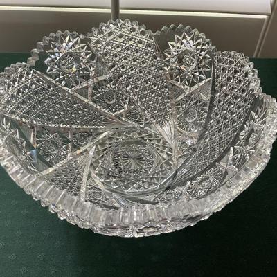 Beautiful Brilliant Cut Glass Bowl