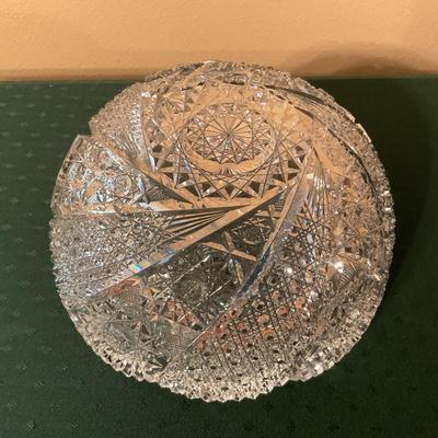 Beautiful Brilliant Cut Glass Bowl