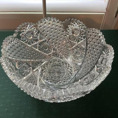 Beautiful Brilliant Cut Glass Bowl