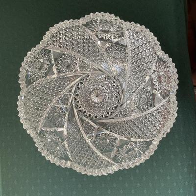 Beautiful Brilliant Cut Glass Bowl