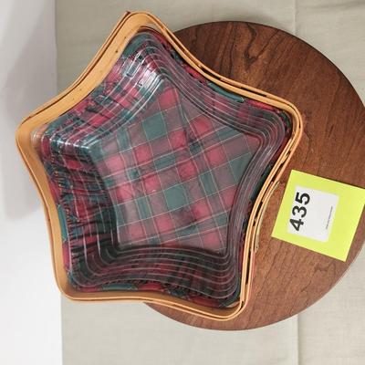 Longaberger Christmas Collection 2001 Shining Star Basket