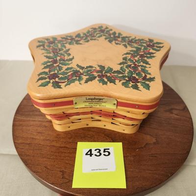 Longaberger Christmas Collection 2001 Shining Star Basket