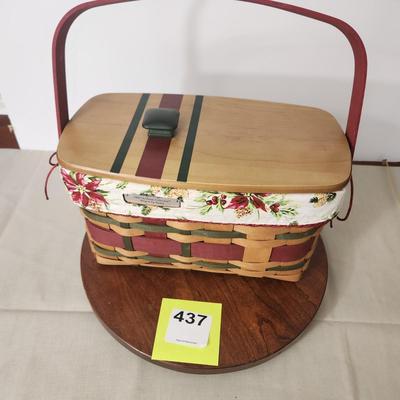 Longaberger 2008 Christmas Collection Wrap it up Basket
