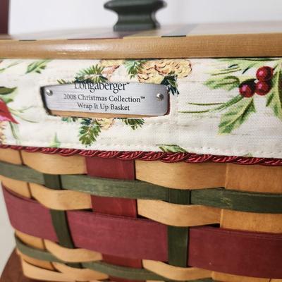 Longaberger 2008 Christmas Collection Wrap it up Basket