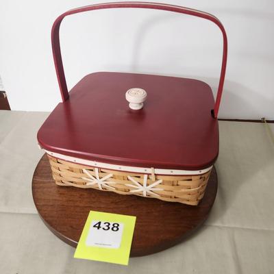 Longaberger 2009 Christmas Collection Snowflake Cookie Basket