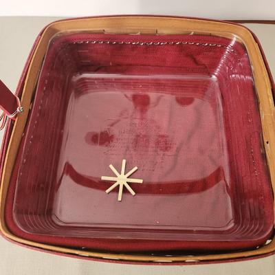 Longaberger 2009 Christmas Collection Snowflake Cookie Basket